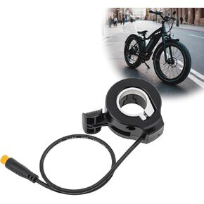 130X Thumb Throttle, Inner Diameter 9 mm 3 Pin Male Connector for Electric Bike/Scooter, 12V-72V Universal Voltage, IPX4 Waterproof, Fits 22.2mm Handlebars,Ambidextrous Design in Kuwait