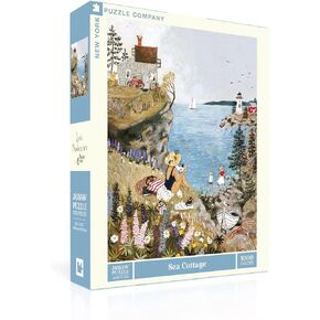 New York Puzzle Company - Loré Pemberton Sea Cottage - 1000 Piece Jigsaw Puzzle for Adults by Loré Pemberton in Kuwait