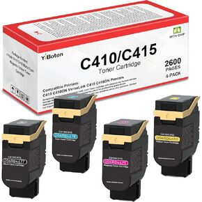 C410 C415 Toner Cartridge Replacement for Xerox 006R04677 006R04678 006R04679 006R04680 Compatible with Xerox VersaLink C410 C410DN C415 C415DN Printers (BK/C/M/Y) in Kuwait