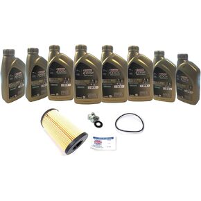 Oil Change Kit With Oil Filter LR073669, Castrol Edge Pro 0W-20 Oil & Reminder Cling Compatible with Land Rover 2.0L Discovery Sport, Defender 90 & 110 L663, Range Rover Velar Turbo (Petrol), & Evoque in Kuwait