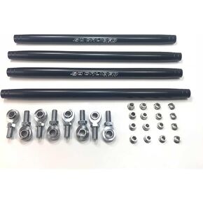 50 Caliber Racing RZR XP 1000 Radius Rods Heavy Duty Aluminum Kit Fits Polaris RZR XP1000 Radius Rods for 2016-2017 | 10mm Bolt | Black | [RR1000CB] in Kuwait