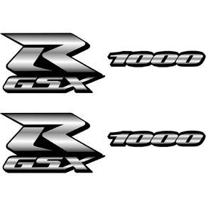 ملصق 1000 هدية متوافق مع ملصقات سوزوكي GSXR 1000 2005-2016 K5 K7 K9 للدراجات النارية GSX-R ملصقات/فينيل 6.69 بوصة × 2.99 بوصة/1000 ملصق 5.9 بوصة × 0.73 (أحمر وأبيض) in Kuwait