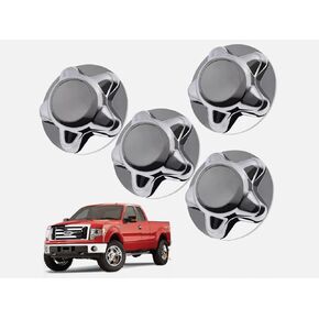 2pcs 7" Chrome Wheel Hub Cap Center Cover Fit for 97-03 Ford F150 Expedition Rim (Silver 2pcs) in Kuwait