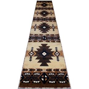 champion rugs Southwestern Navajo Aztec Native American Geometric Area Rug Berber (2 Feet X 7 Feet Runner) in Kuwait