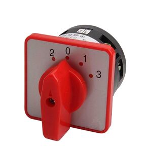 Electric LW6-1/C303 Panel Mount 5A 1 Pole 4 Position Control Motor Circuit Universal Changeover Rotary cam Switch in Kuwait