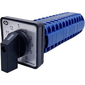 LW26-20/12 Cam Switch 1-12 Positions Universal Rotary Switches 12-Gear 12-Wire Twelve Poles Dual Power Motor Signal Control in Kuwait