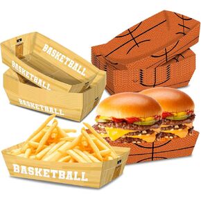 لا حاجة للطي، 50 حزمة 3 رطل ثلاثية الأبعاد من مكعبات البناء الورقية، صواني الطعام الكبيرة من الطوب، صينية تقديم يمكن التخلص منها، قوارب الطعام، صواني ناتشو، هوت دوج، لتزيين الحفلات ذات الطابع الخاص in Kuwait