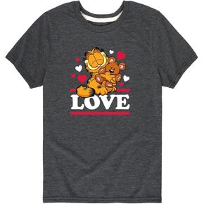HYBRID APPAREL - Garfield - Valentine's Day - Toddler and Youth Short Sleeve Graphic T-Shirt in Saudi Arabia