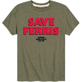 HYBRID APPAREL - Ferris Bueller's Day Off - Save Ferris - Toddler and Youth Short Sleeve Graphic T-Shirt in Saudi Arabia