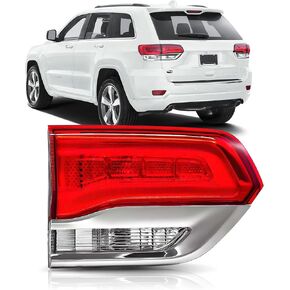 Right Passenger Side Inner Tail Lights Assembly Compatible with 2014-2021 Jeep Grand Cherokee Rear Brake Lamp Taillights, Replace OE#68110046AB in Kuwait