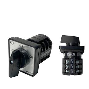 ON-Off-ON 10A Control Circuit LW8-10 Changeover 2 Poles 3 Levels 3 Position 8/12 Terminals Silver Contact Rotary Cam Switch(2 Poles) in Kuwait