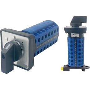 LW26-20/7 Rotary Cam Switch LW28 YMW26 20A 690V Silver Contact Changeover Rail Mount Seven Poles Power Control(45664) in Kuwait