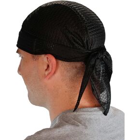 Sparkling EARTH - All Over Airflow Stretch Mesh Skull Caps Doo Rags Do Rag Durag Headwrap Head Wraps in Kuwait