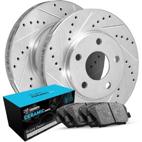 مفاهيم R1 الفرامل الأمامية والدوارات| مجموعات مكابح بديلة للسيارات| طقم دواسات ووسادات الفرامل الأمامية من السيراميك| يناسب 2019-2024 أودي Q3؛ 2019-2023 فولكس فاجن أرتيون؛ 2022-2024 فولكس فاجن جي تي آي in Kuwait