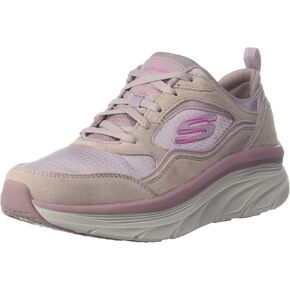 مقاس مريح من Skechers: D'Lux Walker - حذاء رياضي New Moment، لافندر in Kuwait