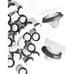 30PCS Rocker Panel Moulding Clips,Car Accessories Nylon Fender Flare Retainer Clips,Universal Body Side Rocker Panel Retainer Trim Clip,Suitable for Most Cars,Trucks,Replacement OEM 11547581 in Kuwait