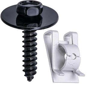 Rexka 15 Sets M4.2 Fender Liner Nut & Screw Kit for Ford W704277S439 W710763S450B in Kuwait