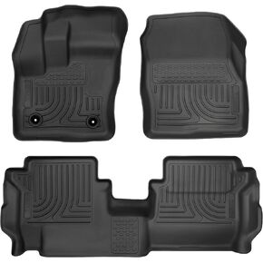 Husky Liners Weatherbeater Floor Mats | Fits 2014-2019 Ford Transit Connect | Front & 2nd Row, 3-pc | 93911 in Kuwait