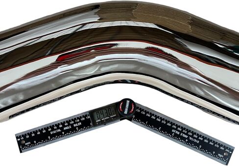 العادم الديزل الكوع تلميح 5.00 مدخل 6.00X23.00 "WELBOW60023-500-CHR-SS مصقول الكروم 304 الفولاذ المقاوم للصدأ Wesdon العادم تلميح in Saudi Arabia