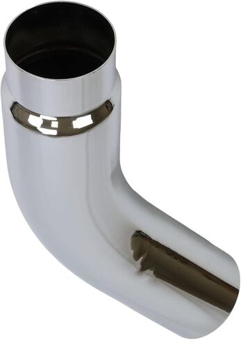 العادم الديزل الكوع تلميح 5.00 مدخل 6.00X23.00 "WELBOW60023-500-CHR-SS مصقول الكروم 304 الفولاذ المقاوم للصدأ Wesdon العادم تلميح in Saudi Arabia