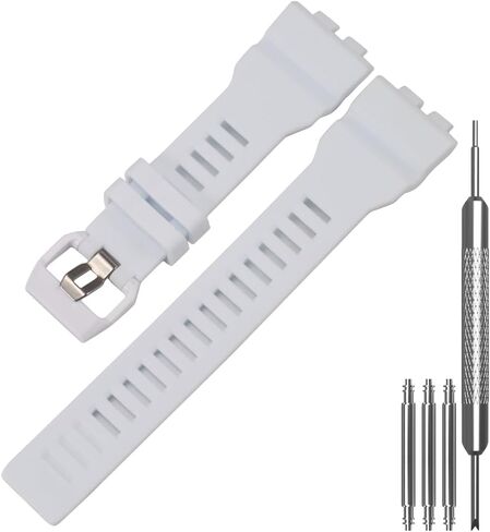 GBD800 Resin Watch Strap Replacement - Compatible with Casio GBA800UC-2A GBD-800-1BCR GBD800UC Men’s Sports Watch, Durable Waterproof Resin Band for GBD800 Series in Saudi Arabia