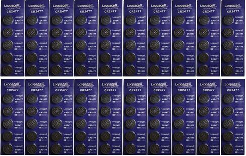 100 Loopacell CR2477 BR2477 DL2477 ECR2477 KCR2477 3V Lithium Cell Batteries in Saudi Arabia