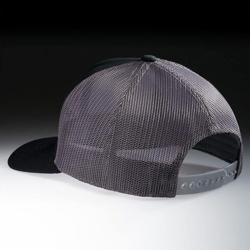 قبعات صيد إلك ماونتن أسود ورمادي من LARIX Elk Mountain للرجال مع قرون in Kuwait