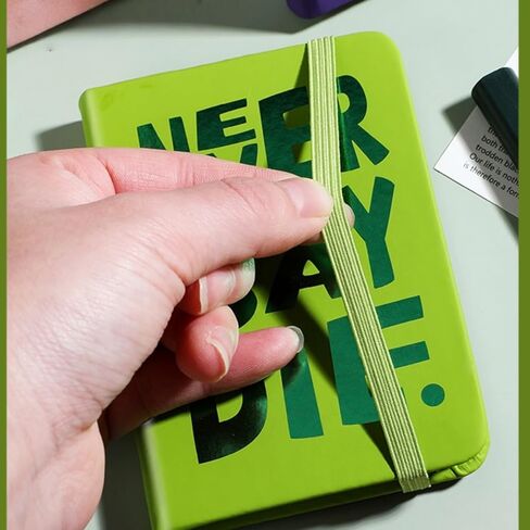 Retro A7 Hardcover Pocket Notebook, Gray Fearless Lined Mini Journal, 96 Sheets/192 Pages Portable Small Notebook for On-The-Go Writing in Saudi Arabia