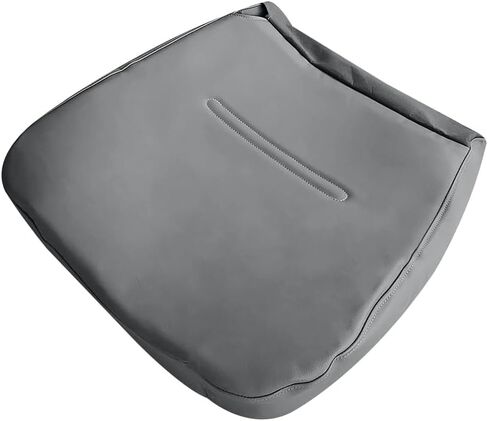 غطاء مقعد جلدي بديل من جانب السائق باللون الرمادي متوافق مع Ford F250 F350 F450 F550 XL 2001 2002 2003 2004 2005 2006 2007 in Saudi Arabia