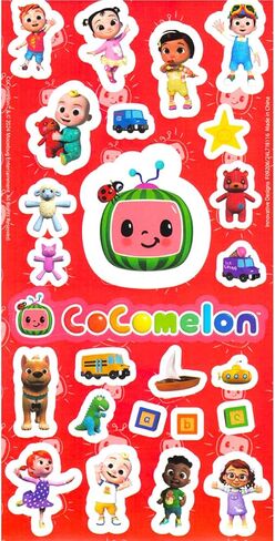 Cocomelon Lunch Box Set - Bundle of a Cocomelon Lunchbox filled with 10pc Art School Supplies Plus More | Meal Holder and Drawing Kit for Kids in Saudi Arabia