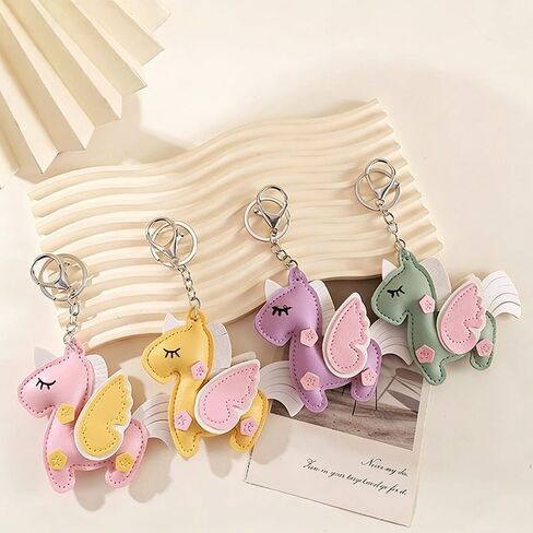 1x Pegasus Keychain Beautiful Horse Key Ring Car Keys Accessories, Tote Bag Charms, Handbag Pendant Ornament in Saudi Arabia