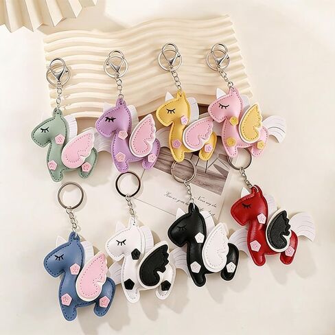 1x Pegasus Keychain Beautiful Horse Key Ring Car Keys Accessories, Tote Bag Charms, Handbag Pendant Ornament in Saudi Arabia