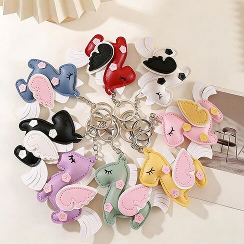 1x Pegasus Keychain Beautiful Horse Key Ring Car Keys Accessories, Tote Bag Charms, Handbag Pendant Ornament in Saudi Arabia