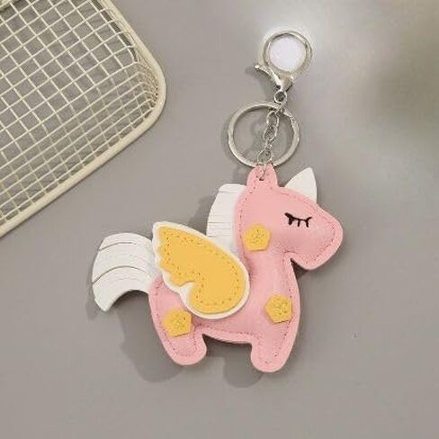 1x Pegasus Keychain Beautiful Horse Key Ring Car Keys Accessories, Tote Bag Charms, Handbag Pendant Ornament in Saudi Arabia