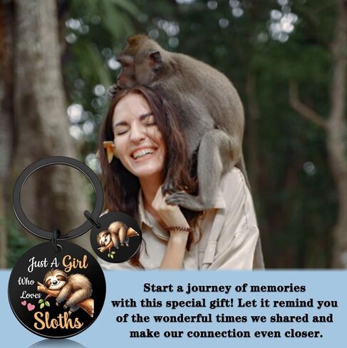 Sloth Gift for Women Cute Sloth Stuff For Girls Sister Friends Sloths Birthday Decorations for Sloths Lovers Funny White Elephant Gifts for Boss Coworkers Cute Stuff for Teens in Kuwait