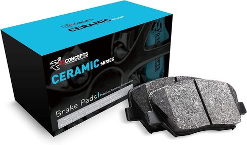 R1 Concepts Rear Ceramic Brake Pads| Automotive Replacement Brake Pads| Fits 2019-2022 Genesis G70; 2018-2022 Kia Stinger in Kuwait