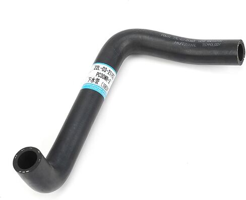 Down Water pipe P0051 38059 19674 22L-03-21162 22L0321162 Compatible with Komatsu PC30MR-2 Excavator(Inside diameter:24.5-25.5mm) in Saudi Arabia