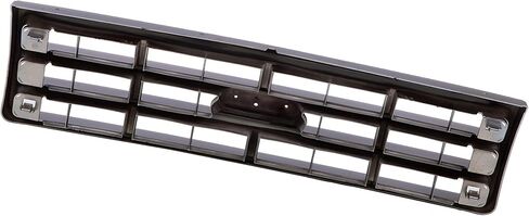 CarPartsDepot Front Chrome Shell Grille Assembly Grill With Dark Argent Insert Compatible With Ford Bronco F-350 SUV Extended Standard Crew Cab & Chassis Pickup 1989-1991 E9TZ8200A FO1200141 in Saudi Arabia