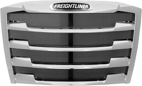 شبكة غطاء محرك السيارة من الكروم متوافقة مع Freightliner Cascadia 2018-2024 مع شعار وشاشة خطأ in Kuwait