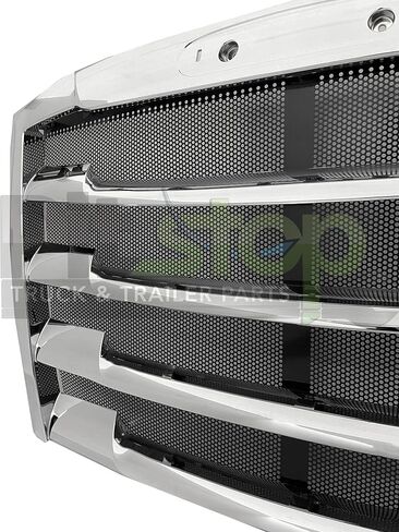 شبكة غطاء محرك السيارة من الكروم متوافقة مع Freightliner Cascadia 2018-2024 مع شعار وشاشة خطأ in Kuwait