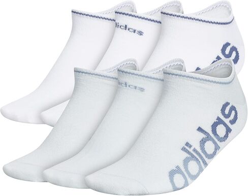 adidas Womens Superlite Linear No Show Socks (6-pair) in Saudi Arabia
