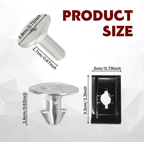 14PCS Engine Splash Shield Hardware Kit, Engine Cover Screws, 90674-TY2-A01 90105-TBA-A00 Engine Splash Guard Under Screw, Lower Cover Pin Screws and Clips Fit for Honda Accord CRV Civic in Kuwait