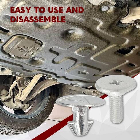 14PCS Engine Splash Shield Hardware Kit, Engine Cover Screws, 90674-TY2-A01 90105-TBA-A00 Engine Splash Guard Under Screw, Lower Cover Pin Screws and Clips Fit for Honda Accord CRV Civic in Kuwait