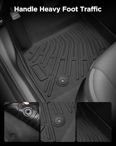 سجادات أرضية السيارة متوافقة مع Chevy Cruze 2016-2019 (نسخة السيدان والإطارات الاحتياطية فقط) بطانات الشحن شديدة التحمل للصفوف الأمامية والخلفية مقاومة للماء ثلاثية الأبعاد مضادة للانزلاق من المطاط TPE لملحقات شيفروليه كروز in Kuwait