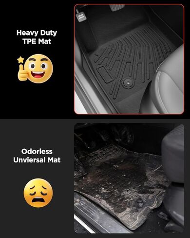 سجادات أرضية السيارة متوافقة مع Chevy Cruze 2016-2019 (نسخة السيدان والإطارات الاحتياطية فقط) بطانات الشحن شديدة التحمل للصفوف الأمامية والخلفية مقاومة للماء ثلاثية الأبعاد مضادة للانزلاق من المطاط TPE لملحقات شيفروليه كروز in Kuwait