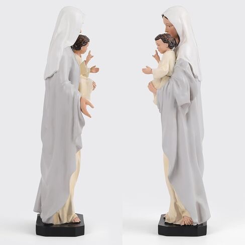 Virgin Mary Statue 10" H, Blessed Mother Mary Statue Catholic, Hand Painted Our Lady of Grace Statue in Saudi Arabia