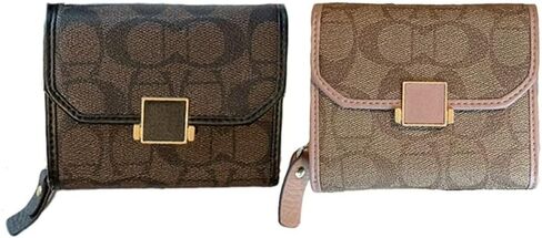 محفظة DAISHA 2 في 1 بمشبك لحامل بطاقات الائتمان مع 14 فتحة، محافظ من جلد البقر تعمل بتقنية RFID ومحفظة للعملات المعدنية وحقيبة يد. in Kuwait