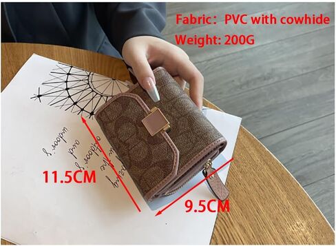محفظة DAISHA 2 في 1 بمشبك لحامل بطاقات الائتمان مع 14 فتحة، محافظ من جلد البقر تعمل بتقنية RFID ومحفظة للعملات المعدنية وحقيبة يد. in Kuwait
