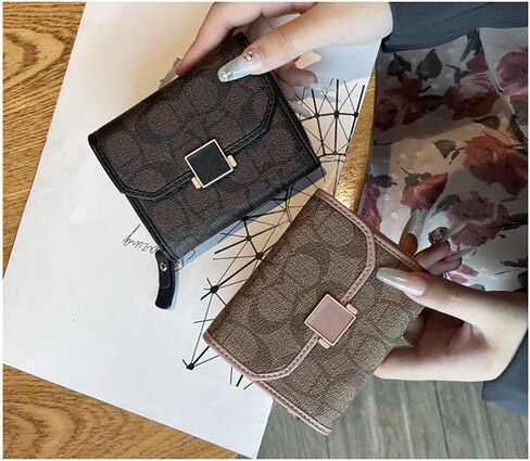 محفظة DAISHA 2 في 1 بمشبك لحامل بطاقات الائتمان مع 14 فتحة، محافظ من جلد البقر تعمل بتقنية RFID ومحفظة للعملات المعدنية وحقيبة يد. in Kuwait