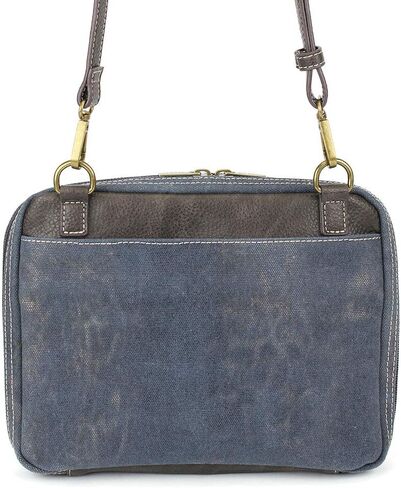 Chala Origami Xbody Crossbody Bag w/Metal Keychain - Dragonfly Blue in Saudi Arabia